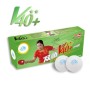 Pelota Double Fish de 2star V40 + de color blanco en caja de 10 u.