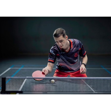 Andro shirt Sangai black/red