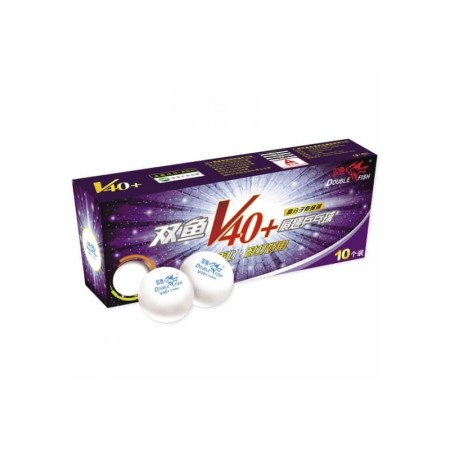 Pelota Double fish de 3 Estrellas V40+ en cajas de 10 u.