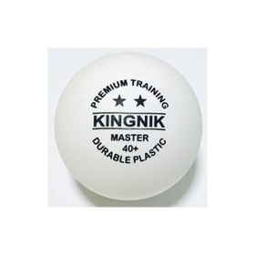 Pelotas kingnik de 2 estrellas Master de 40+ abs .En bolsas de 100 u. de color blanco Pelotas kingnik de 2 estrellas Master de 40+ abs .En bolsas de 100 u. de color blanco