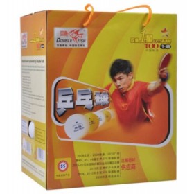 Pelota Double fish de 1 estrella V40+ de entrenamiento en cajas de 100 u. Pelota Double fish de 1 estrella V40+ de entrenamiento en cajas de 100 u.